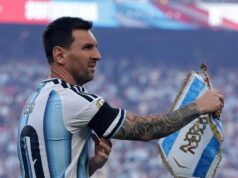 Messi bate outro recorde com assistência para Mac Allister contra a Suíça