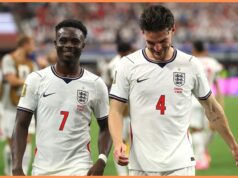 Bukayo Saka marca o terceiro pela Inglaterra e a França desmorona defensivamente