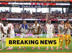 A partida da Copa do Mundo entre México e Inglaterra foi preparada devido a avisos meteorológicos
