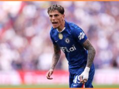 O extremo do Chelsea, Garnacho, toma uma decisão sobre sua próxima jogada