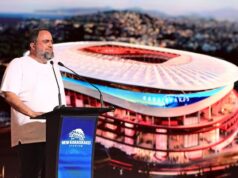 Marinakis lançou a reconstrução de 250 milhões de euros do estádio do Olympiacos