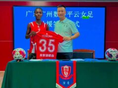 Princesas Negras antes de Agnes Yeboah se transferir permanentemente para o Clube Chinês Guangdong Meizhou • Sahara Eu