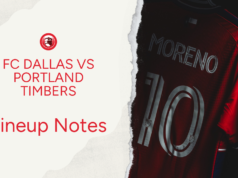 FC Dallas vs Portland Timbers: notas de escalação 📝