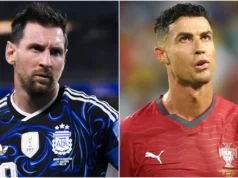 Cristiano Ronaldo despediu-se do palco da Copa do Mundo depois de atingir um marco histórico alcançado apenas por Lionel Messi
