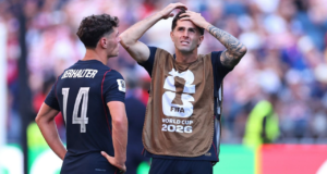 Relatório: Christian Pulisic diagnosticado com microfratura na perna