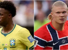 Vinicius Jr. está jogando? e Erling Haaland? Escalações esperadas de Brasil x Noruega para jogo da Copa do Mundo de 2026
