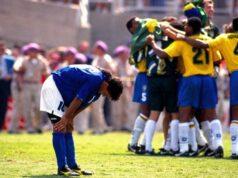 ‘Nossa derrota na final da Copa do Mundo não cai há décadas – essa foi a chance de uma vida’ O goleiro italiano Gianluca Pagliuca na derrota na final da Copa do Mundo de 1994
