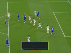 Por exemplo, o microchip da bola detectou o toque antes do gol de Gvardiol