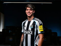 Anúncio oficial do Newcastle United de que Antonio Cordero retornará à Espanha por empréstimo