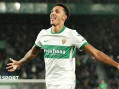 Bournemouth em negociações para o atacante Rodríguez do Elche