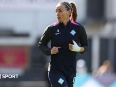 O ferido Kosovar Asllani está prestes a assinar uma extensão com London City Lionesses