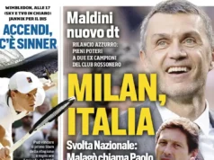 Jornais de hoje: Maldini sim para a Itália, Khalaili preocupa-se com o Inter, Sinner final