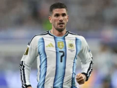 Por que Rodrigo De Paul não é titular da Argentina contra a Inglaterra na Copa do Mundo de 2026?