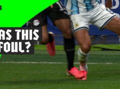 O VAR descarta polêmicamente um gol para o Egito