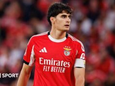 Transferências para Bournemouth: Começam negociações para Antonio Silva, do Benfica