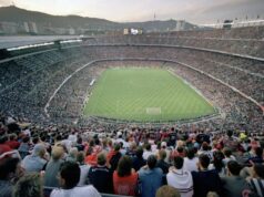 O Barcelona dá mais um passo importante na preparação do Camp Nou com o início da instalação de novos campos