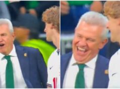 Javier Aguirre diz a Anthony Gordon para “foda-se”