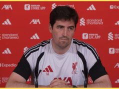 Irala admite que a carga extra de jogos no Liverpool é um “grande desafio”
