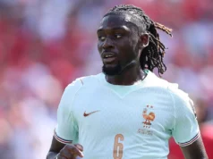 Por que Manu Kone não é titular pela França contra a Espanha na Copa do Mundo de 2026?