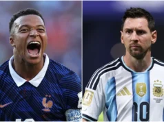 A França de Kylian Mbappe recuperou o primeiro lugar no ranking da FIFA, à frente da Argentina de Messi, antes das quartas de final da Copa do Mundo.