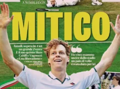 Artigos de hoje: O pecador vence em Wimbledon, o orgulho da Itália