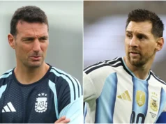Lionel Scaloni supostamente manteve a maior parte da escalação argentina de Messi inalterada contra a Suíça