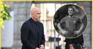 Roberto Martinez presta homenagem a Jota antes de Portugal x Croácia