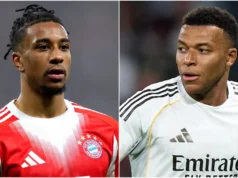 O futuro de Michael Olise no Bayern de Munique está em dúvida, já que Kylian Mbappe está supostamente tentando atrair seu companheiro de seleção francês para o Real Madrid