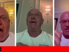 Ross Kemp se torna viral novamente ao reagir quando a Inglaterra derrotou o México por 3 a 2 no thriller das oitavas de final da Copa do Mundo