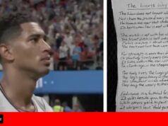 Jude Bellingham compartilha carta escrita por motorista de ônibus inglês após eliminação na Copa do Mundo