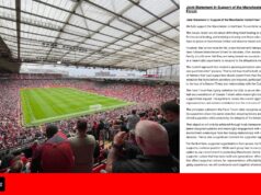 Grupos de torcedores do Man Utd emitem declaração conjunta pedindo ao clube que pare com a repressão à venda de ingressos