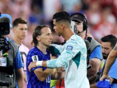 Cristiano Ronaldo revelou o que disse a Modric após a vitória de Portugal por 2 a 1 sobre a Croácia