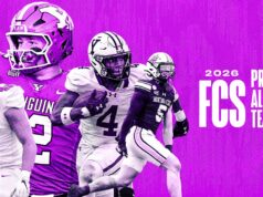 Talentos variados preenchem estatísticas 2026 lidera a equipe FCS Preseason All-America