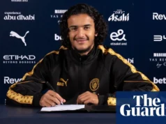 Manchester City confirma contratação de Bouddy com Marmosh e Gonzalez saindo Manchester City confirm Bouaddi signing as Marmoush and González head out