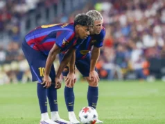 Reação e polêmica do Barcelona – Sports Club da LaLiga EA Sports, ao vivo Reacciones y polémicas del Barcelona - Athletic Club de LaLiga EA Sports, en directo