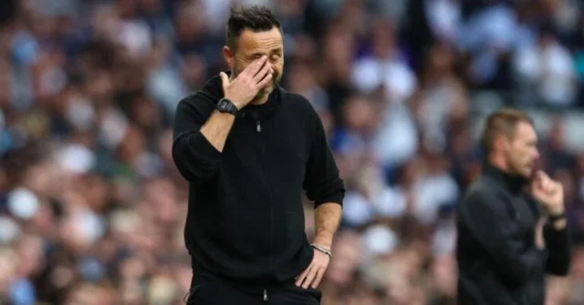 De Zerbi ‘will not panic’ despite Tottenham’s winless Premier League start