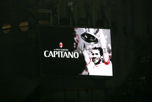 Baresi remembered by AC Milan with moving tribute at San Siro for legendary Number 6