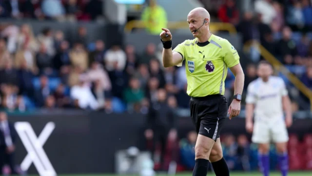 Referee Anthony Taylor during Premier League game