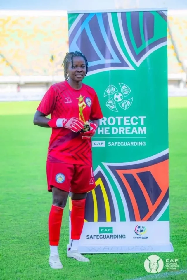 Rose Baah’s penalty heroics inspire Ampem Darkoa Ladies to winning start in WAFU B Champions League Qualifiers • Sahara Football