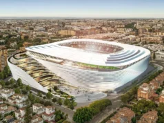 Pablo Garcia: negociações de transferência Betis-Hull City Aerial architectural rendering of the modern Estadio Benito Villamarín stadium in Seville