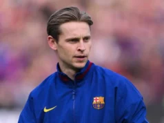 A transferência da joia do meio-campo do Barcelona para o Girona agora depende inteiramente da situação de Frenkie de Jong | Barça Universal Frenkie De Jong of FC Barcelona