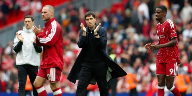 Saved by Munoz: Liverpool star is already on borrowed time under Iraola Liverpool head coach Andoni Iraola