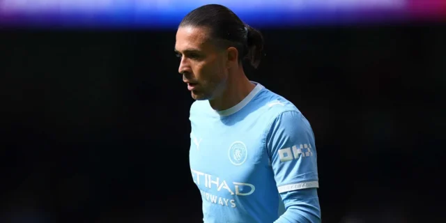 Manchester City's Jack Grealish in action