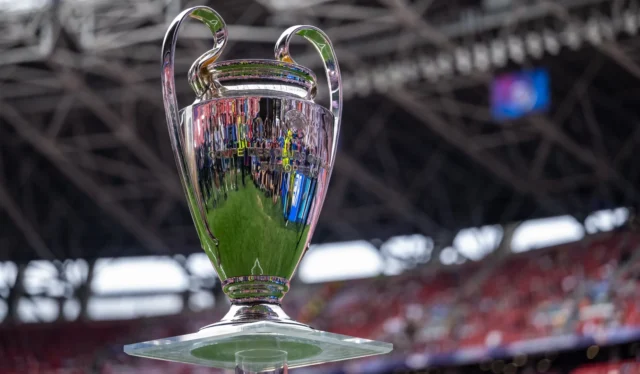 Champions League 2026/27 draw: Every league phase fixture The Champions League Trophy is displayed on a plinth prior to the UEFA Champions League Final 2026 match between Paris Saint-Germain and Arsenal FC at Puskas Arena on May 30, 2026 in Budapest, Hungary