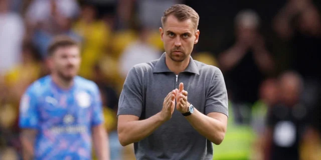 Why Southampton must rival Birmingham & Wolves to sign Ward-Prowse upgrade Southampton manager Tonda Eckert applauds fans after the match