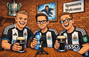 O chefe do Newcastle United, David Hopkinson, fala The Mag Pod Cover