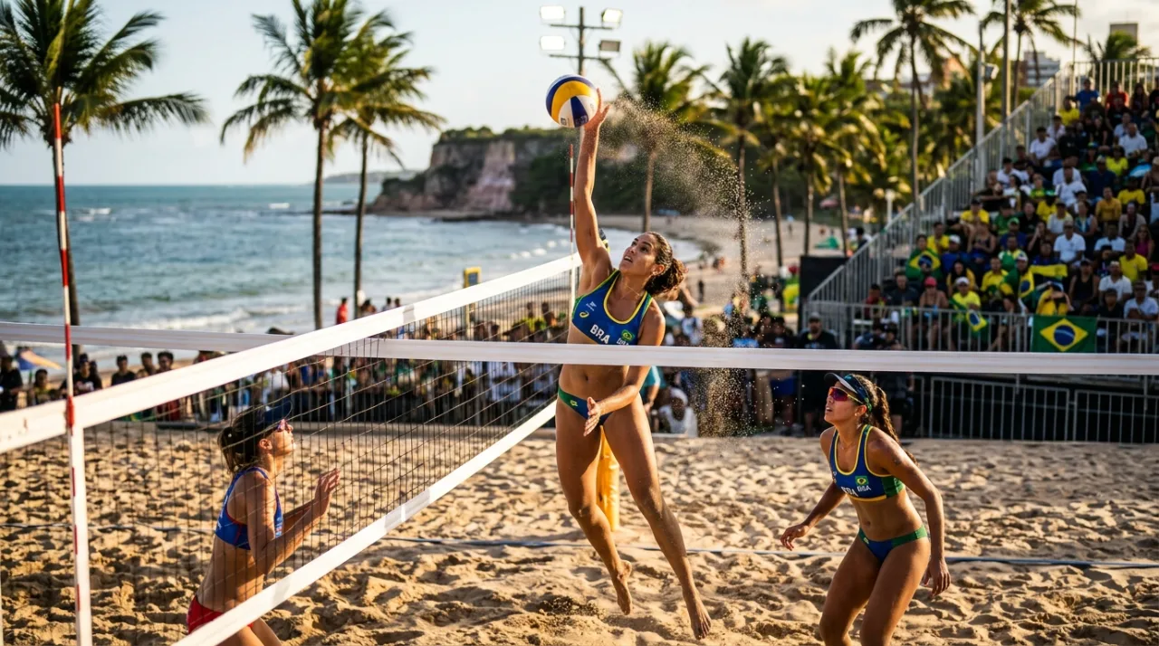 Sul-Americano de vôlei de praia começa hoje em João Pessoa com vaga olímpica em jogo