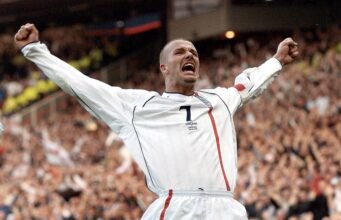 25 anos depois, a obra-prima grega de David Beckham ainda é o melhor desempenho da Inglaterra