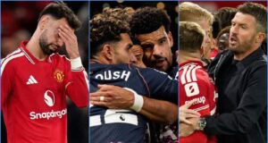 A demissão de Carrick foi inevitável, já que os Spurs deixaram o Man United cair novamente contra 10