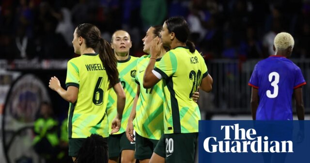 A dobradinha de Leticia McKenna ajuda Matildas a vencer a próxima geração do Haiti por 7 a 1 | As Matildas A dobradinha de Leticia McKenna ajuda Matildas a vencer a próxima geração do Haiti por 7 a 1 | As Matildas